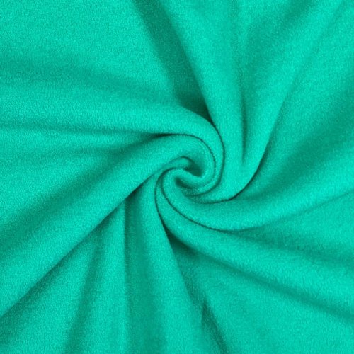 Frottee Fleece - uni - emerald