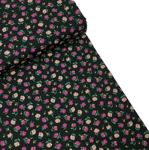 Baumwolle - Gentle Rosebuds Lunar - The Flower Society - Art Gallery Fabrics