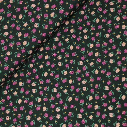 Baumwolle - Gentle Rosebuds Lunar - The Flower Society - Art Gallery Fabrics