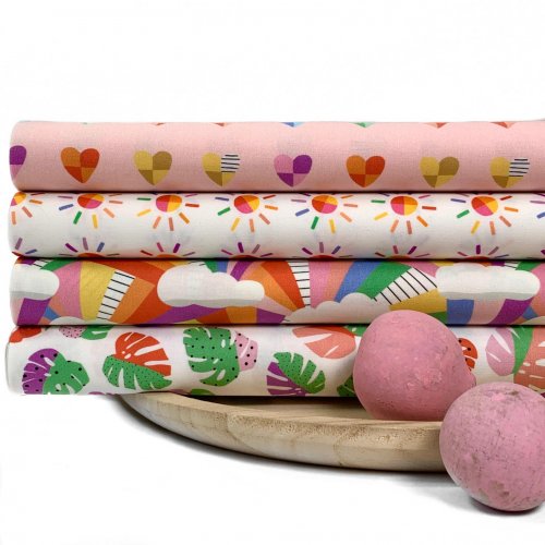 Bio Baumwolle - After the Rain - Happy Days - Cloud9fabrics