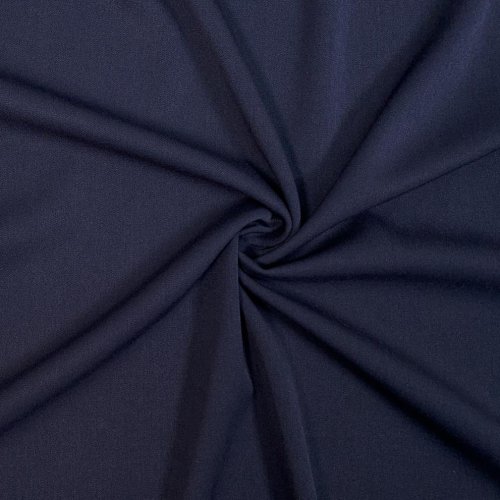 Hosenstoff - Two Way Stretch - Wool Touch - dark navy