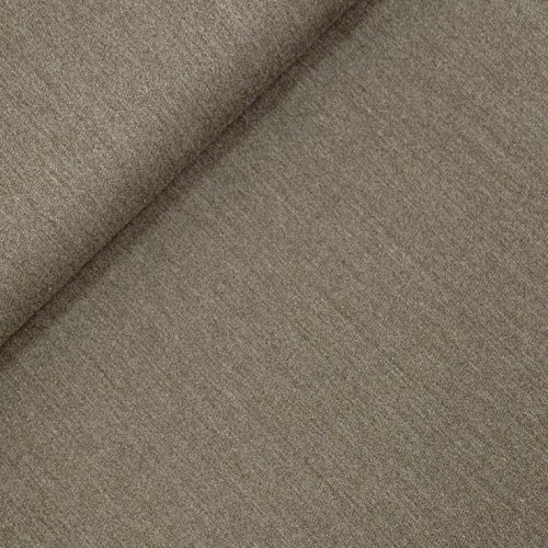 Hosenstoff - Two Way Stretch - Wool Touch - schlamm melange