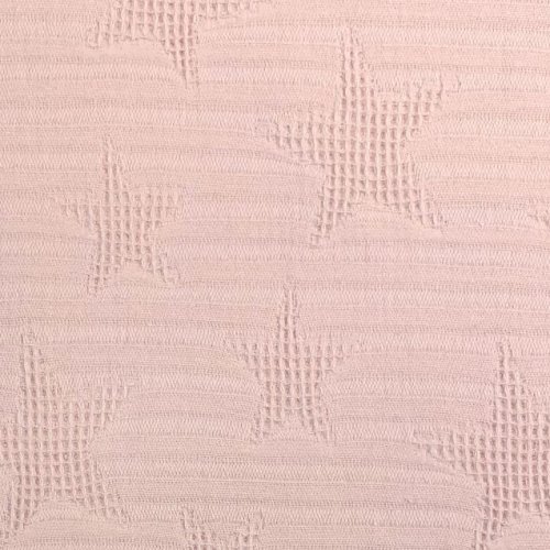 Jacquard Waffelpique Baumwolle - Star - salmon