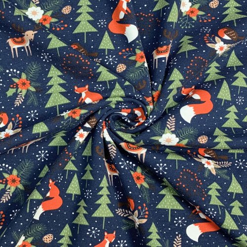 Jersey - Forrest Christmas - blue navy