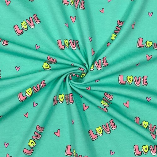 Jersey - Neon Love - mint