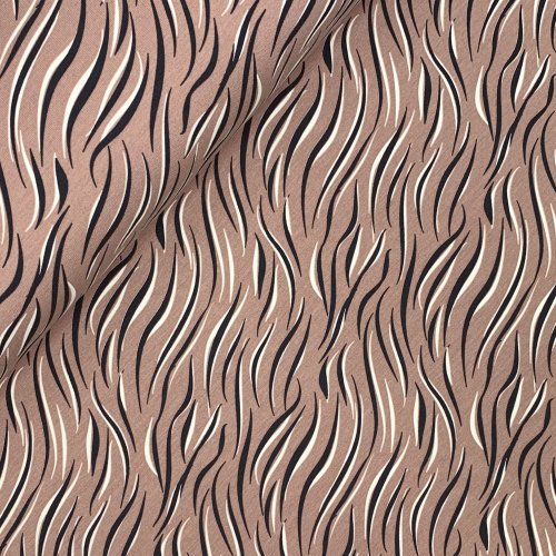 Jersey - Zebra Zaylee - dusty brown