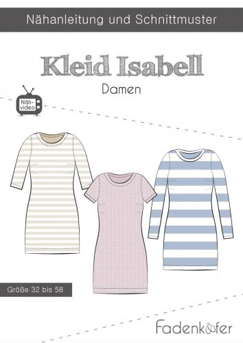 Papierschnittmuster - Kleid Isabell - Damen - Fadenkäfer