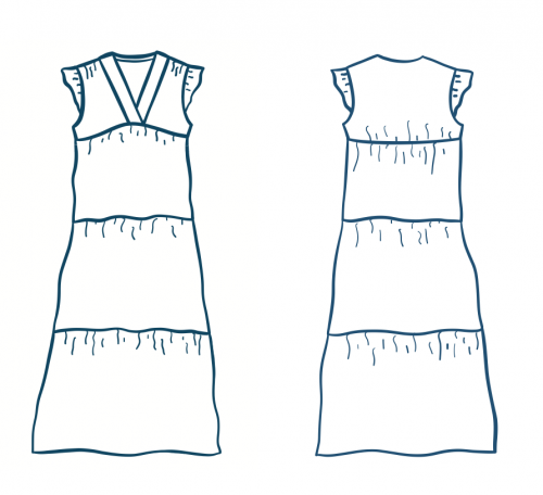 Papierschnittmuster - Summer Dress Lea - Damen - Atelier Jupe