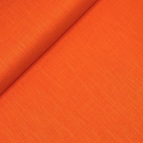 Leinen - uni - orange