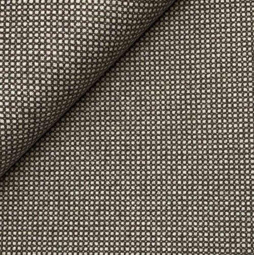 Tweed - Matteo - schlamm/naturweiß - made in Italy