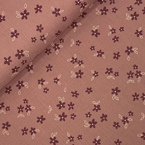 Musselin - Amelie Flowers - mauve