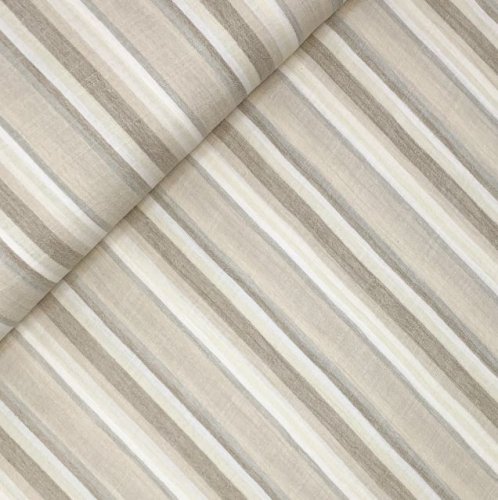 RESTSTÜCK 70cm !!! - Musselin - Sanded Stripes - beige