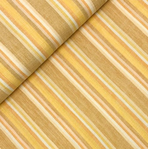 Musselin - Sanded Stripes - ocre