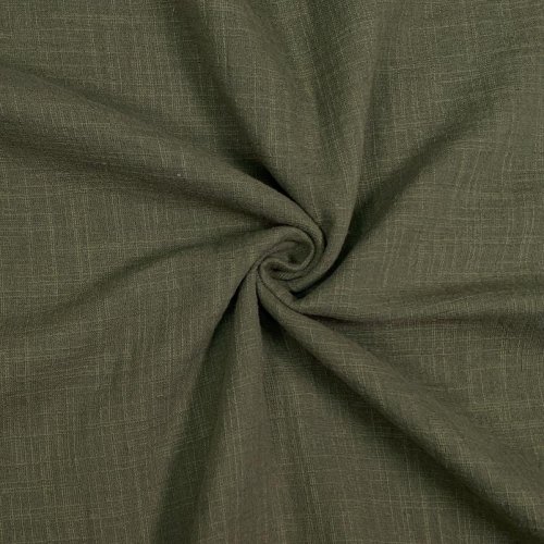 Musselin Slub - khaki