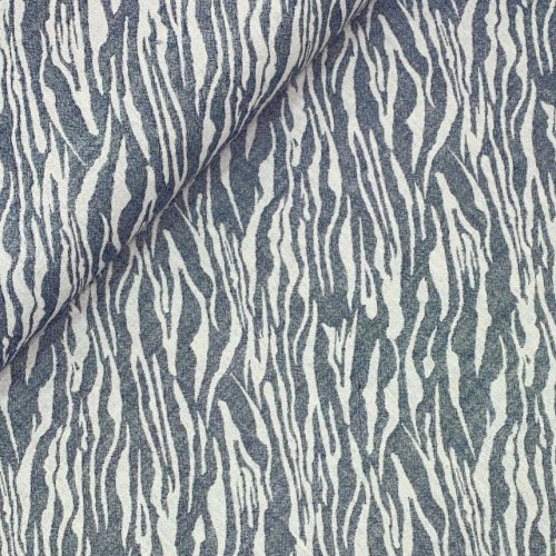 Musselin - Zebra Kattis - navy