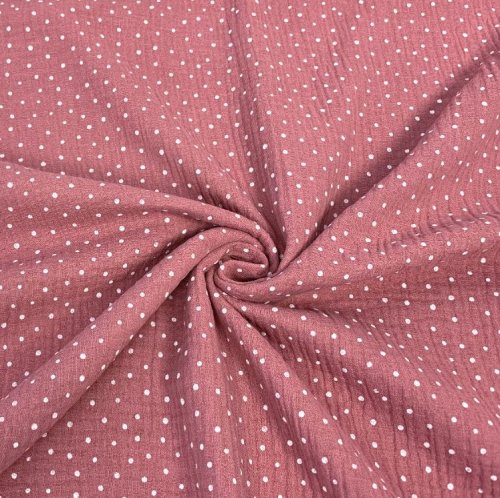 Musselin - little Dots - blush