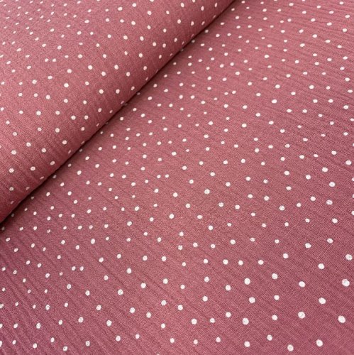 Musselin - little Dots - blush