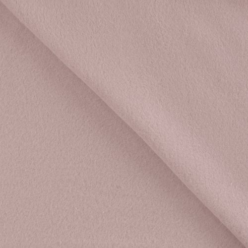 Bio Baumwoll Fleece - uni - old rose