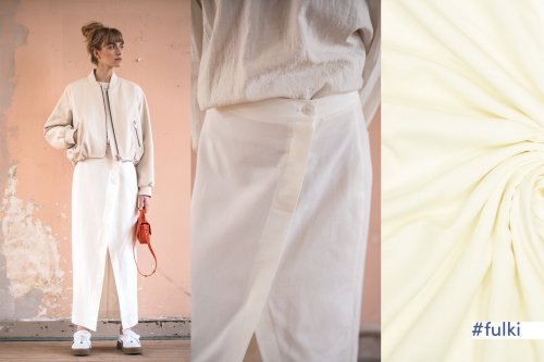 Canvas mit TENCEL™ - off white - Fibremood No. 32