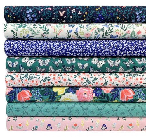 Bio Baumwolle - Cottage - Perennial - Cloud9 Fabrics