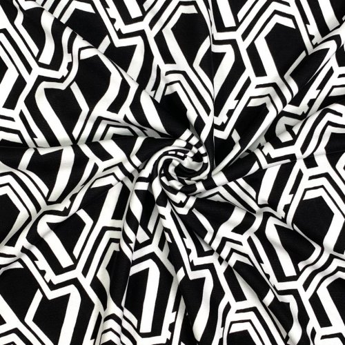 Punta di Roma - Honeycomb - black/white