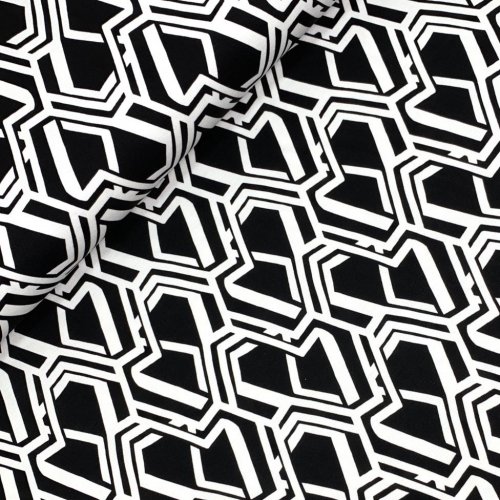 Punta di Roma - Honeycomb - black/white