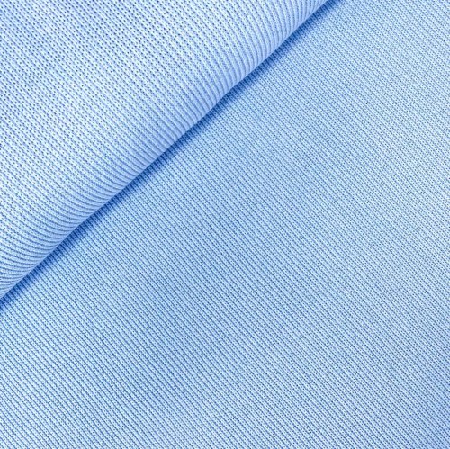 Rippstrick - Recycled Cotton - light blue