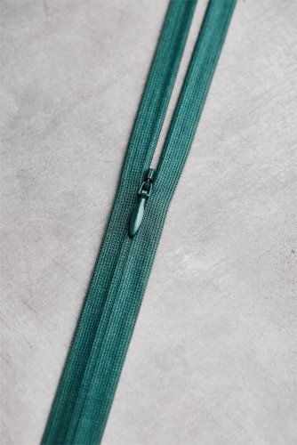 Reißverschluss - nahtverdeckt - 30cm - emerald