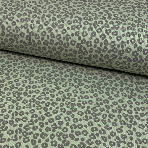 Ripp Jersey - Leopard - dusty green