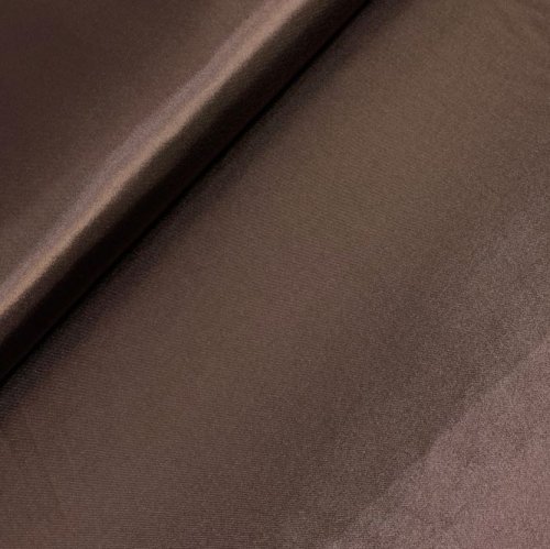 RESTSTÜCK 80cm !!! - Satin - Futterstoff - brown