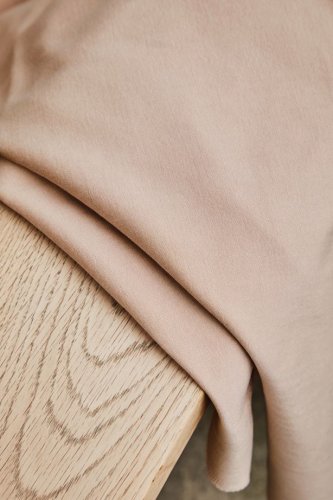 RESTSTÜCK 1,30m !!! - Sera Weighty Cotton Blend mit TENCEL™ - warm sand - meetMilk