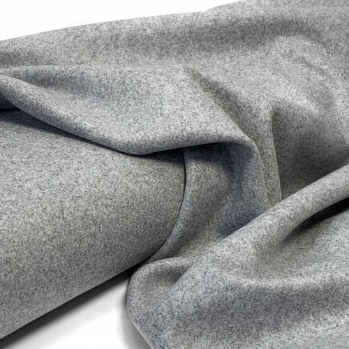 Strickjersey - brushed - Coco - grey