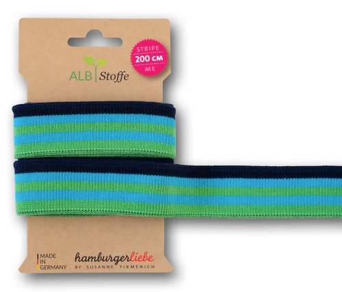 Bio Stripe Me - College Col. 63 - Plain Stitches - Hamburger Liebe - Albstoffe