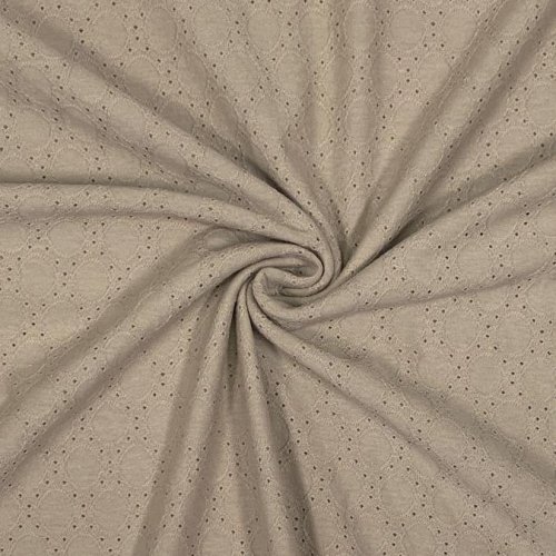 Strukturjersey - Circle - sand