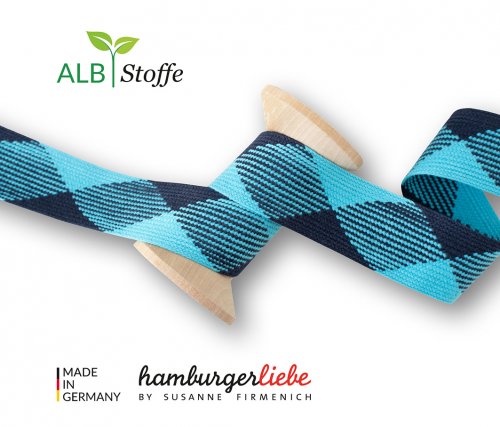 Bio Flachkordel - Twist Me - Flat - 3,5 cm - Col. 2 - Albstoffe - Hamburger Liebe