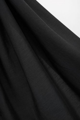 RESTSTÜCK 70cm !!! - Vida Voile mit TENCEL™ - black - meetMilk