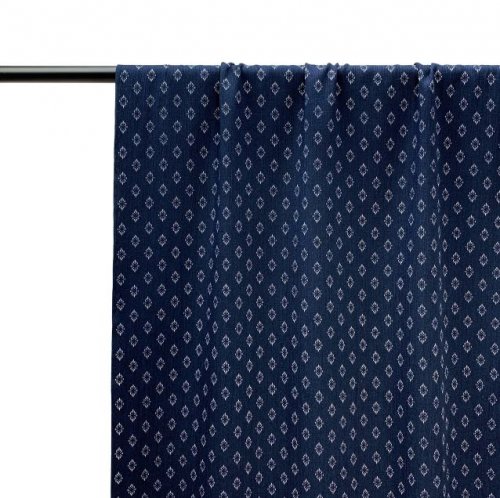 RESTSTÜCK 70cm !!! - Viskose Crepe - Clear Rhombus - navy