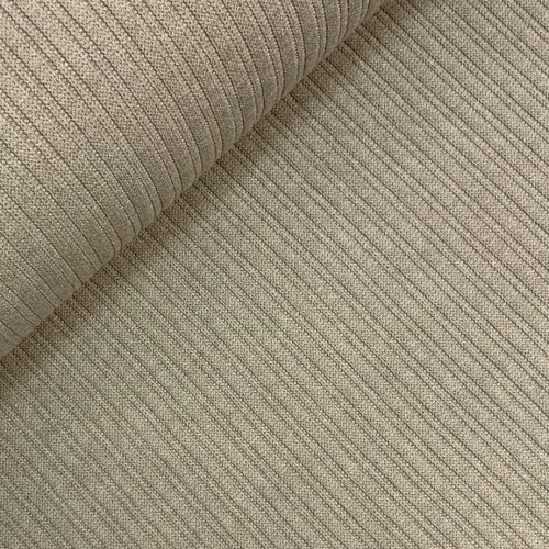 Viskose Strick - gerippt - beige