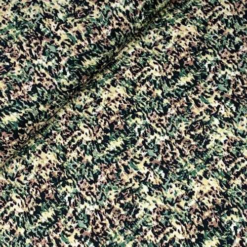 Viskose Twill - Mix stains - khaki