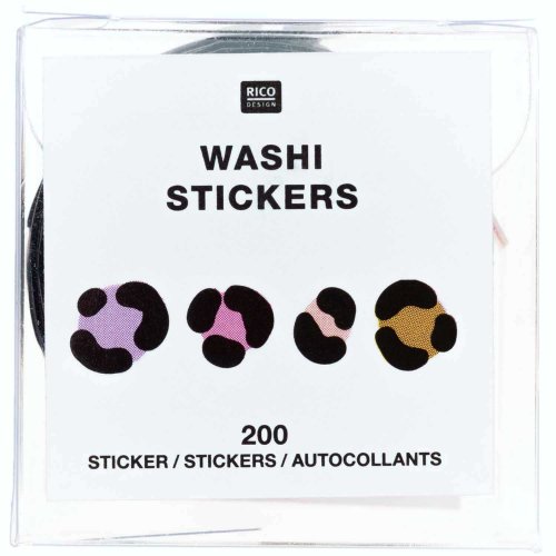 Washi Sticker - pink - Acid Leo - Rico Design