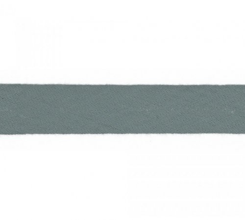 Schrägband - Musselin - 20mm - dusty blue