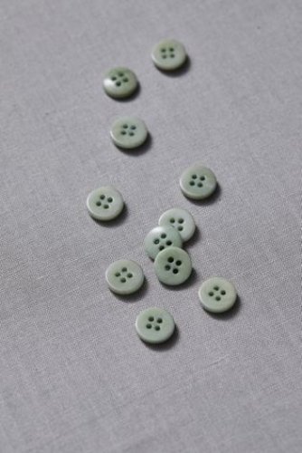 Knopf Corozo - Plain - 11 mm - soft mint - meetMilk