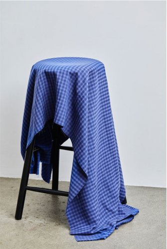 Two Tone Check mit TENCEL™ - lapis - meetMilk