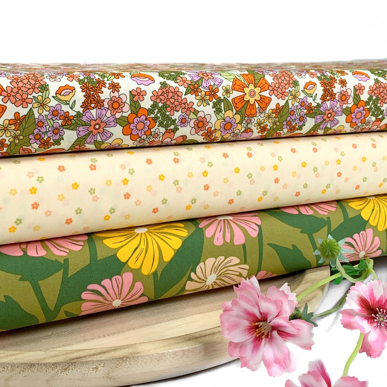 Baumwolle Growing Path Art Gallery - Fabrics - LIDANI Bloom - Flower -