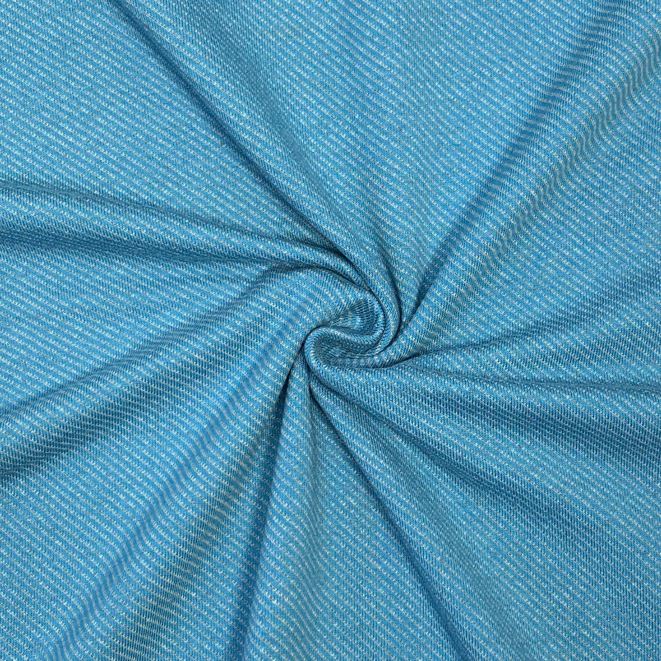 LIDANI - grau/blau Swafing Jersey diagonal - - - Jacquard Streifen Serge 