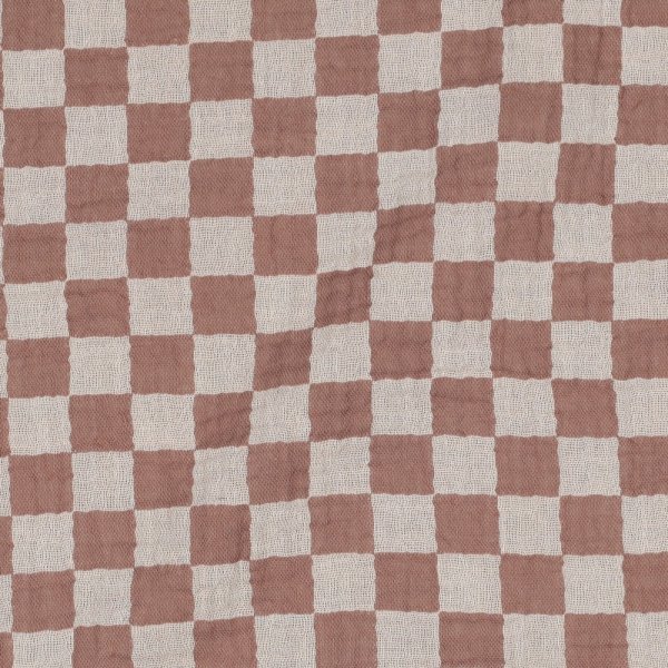 Musselin - Checks - beige