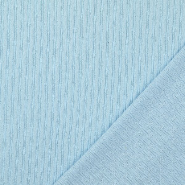 RESTSTÜCK 50cm !!! - Feinstrickjersey - Chloé - hellblau