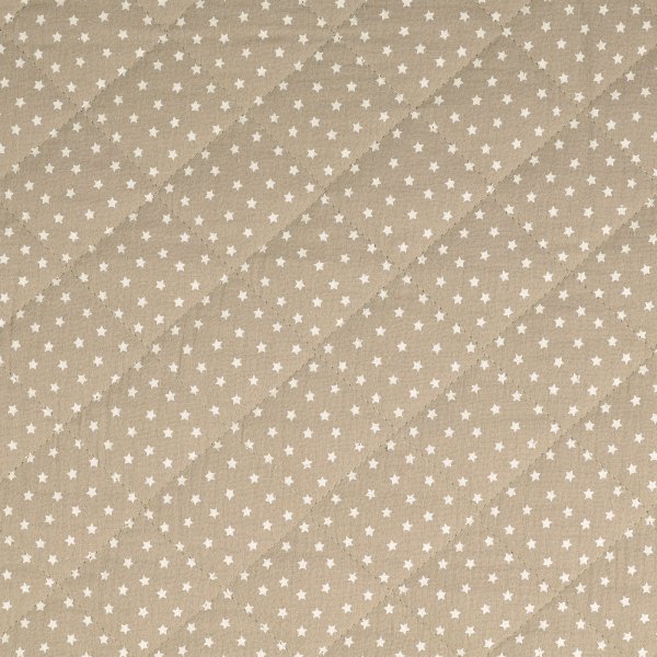 Musselin - Stepper - Sternchen - beige