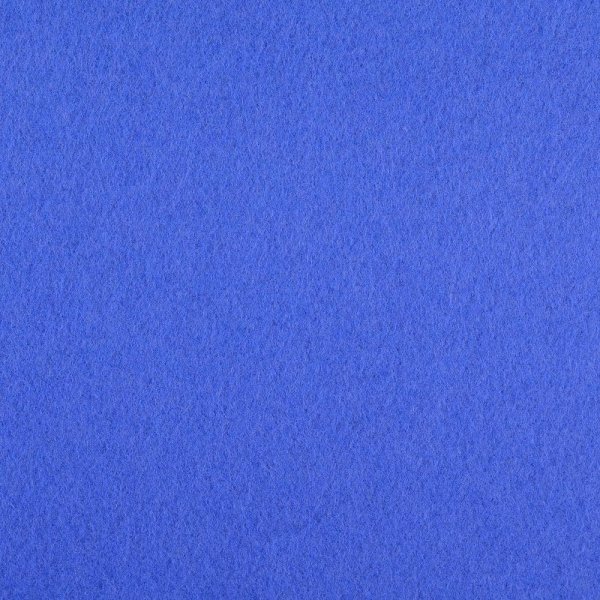 Wollfleece - uni - royalblau