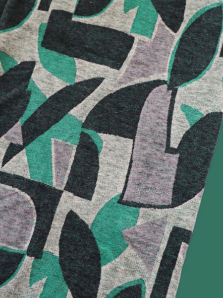 Bio Jacquard - Shape Up - black/jolly green - Mind the Maker